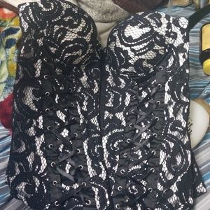 Large charlotte russe Corsette top